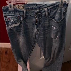 Mens polo jeans